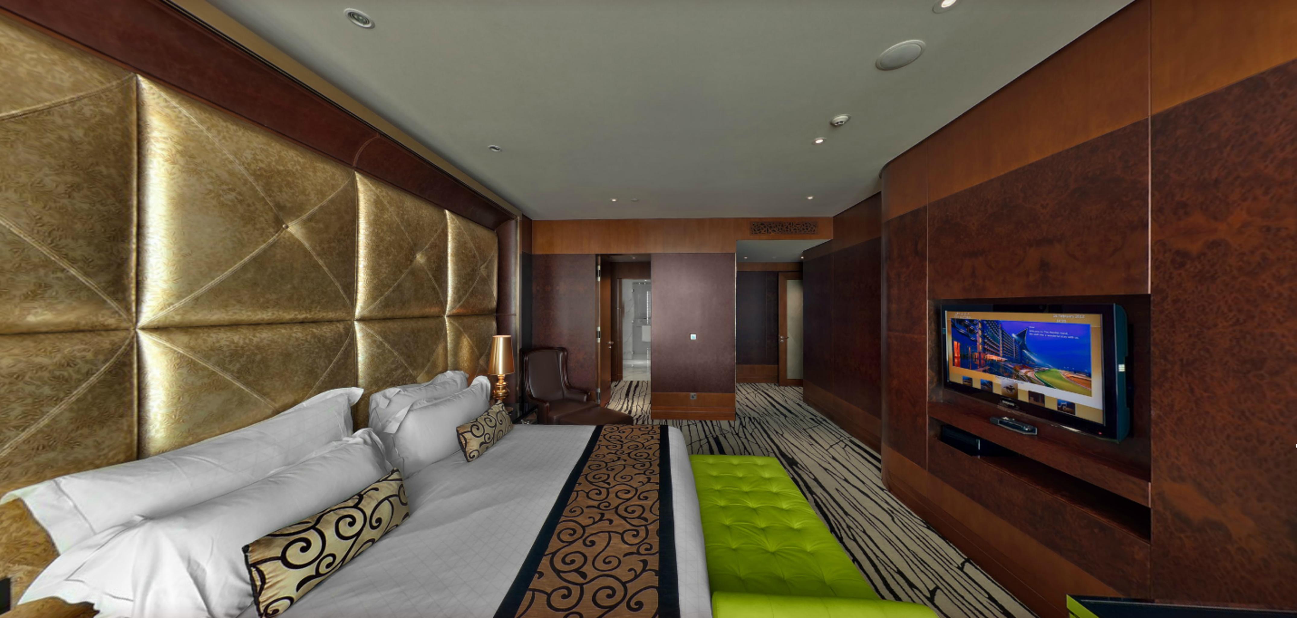 The Meydan Hotel Dubai Exterior foto A room at the hotel