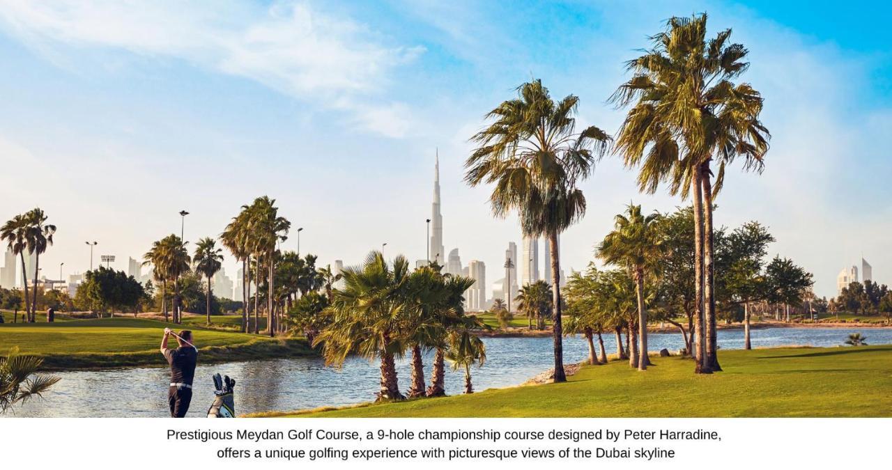 The Meydan Hotel Dubai Exterior foto Golf course at Meydan